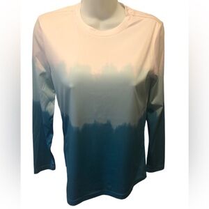 Mountains & Isle Wayfinder Sun Protection Shirt S Blue Ombre Paddle Board Surf